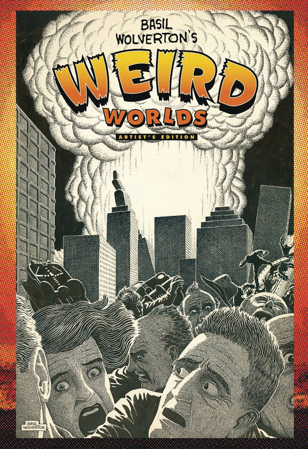 BASIL WOLVERTON WEIRD WORLDS ARTIST ED HC