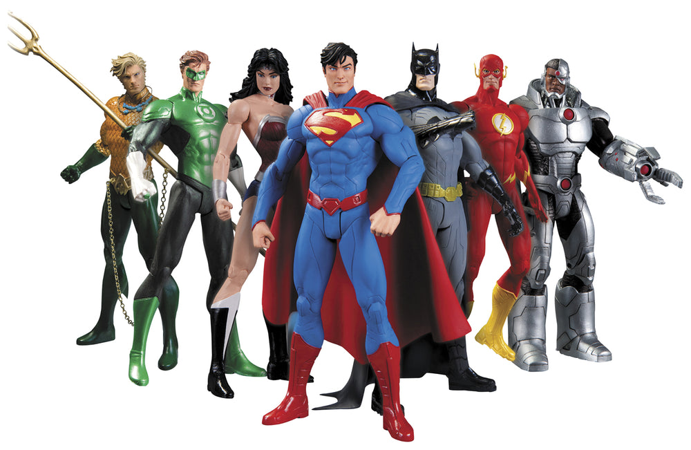 DC COMICS NEW 52 JUSTICE LEAGUE AF 7 PK BOX SET