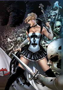 GFT WONDERLAND CLASH OF QUEENS #4 (OF 5) D CVR ORTIZ (AOFD)