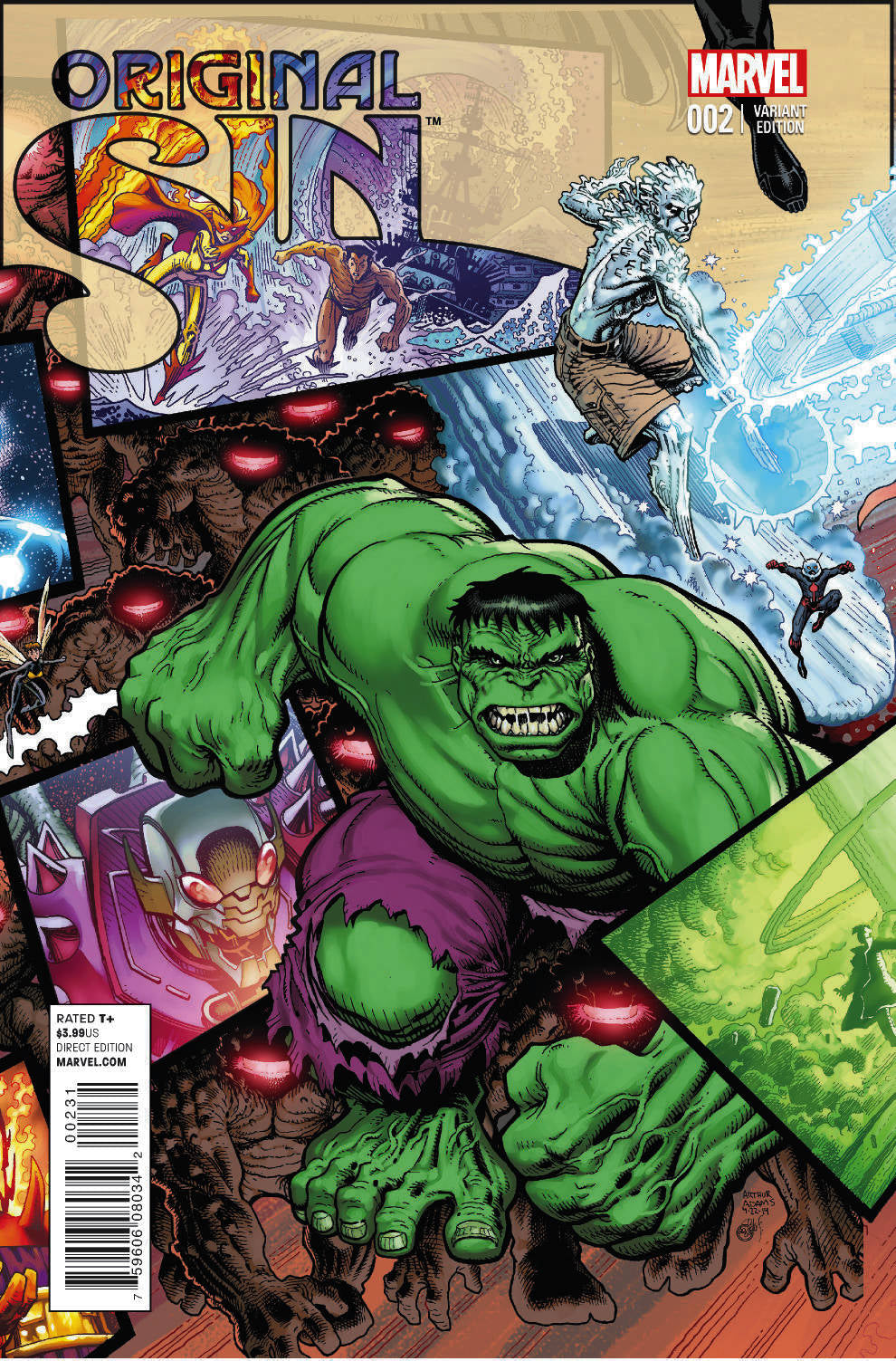 ORIGINAL SIN #2 (OF 8) ADAMS INTERLOCKING BATTLE VAR