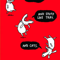 DOG BUTTS LOVE STUFF CATS GN (C: 0-0-1)