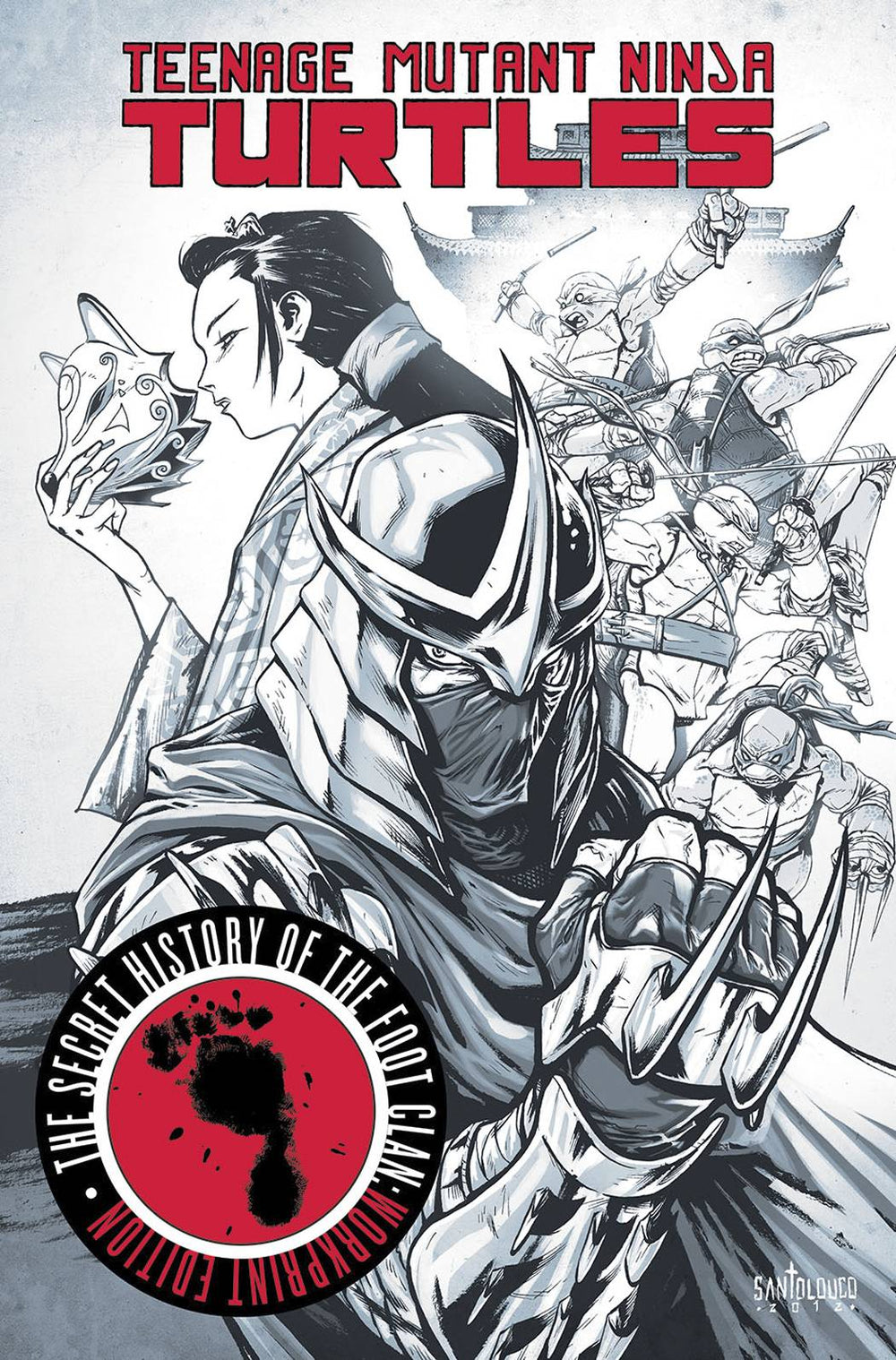 TMNT SECRET HISTORY O/T FOOT CLAN WORKPRINT ED HC