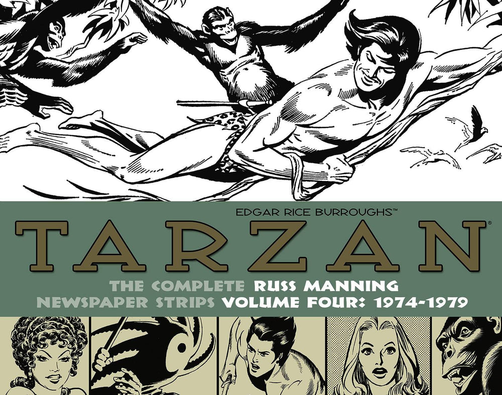 TARZAN RUSS MANNING NEWSPAPER STRIPS HC VOL 04 1974-1979
