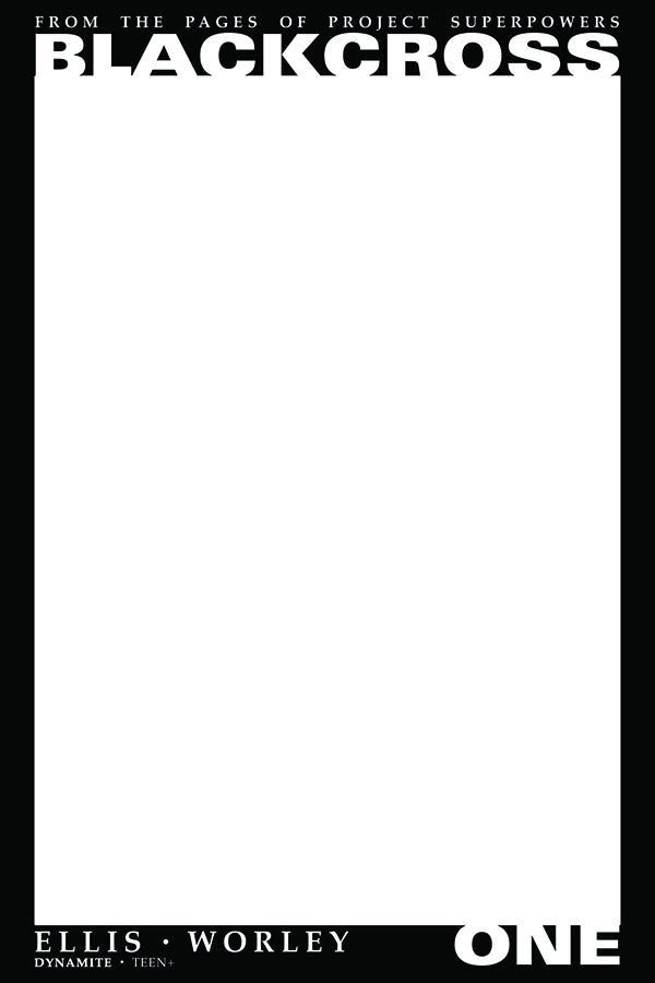 PS BLACKCROSS #1 (OF 6) BLANK AUTHENTIX CVR