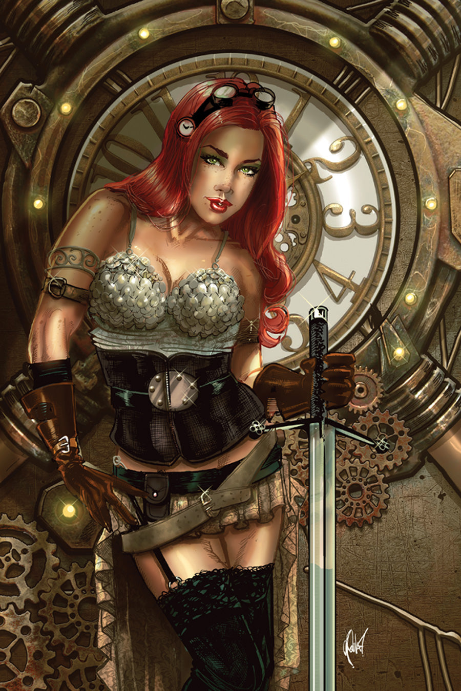LEGENDERRY RED SONJA #1 (OF 5) RARE POULAT VIRGIN INCV (NET)