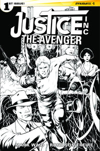 JUSTICE INC AVENGER #1 15 COPY KITSON B&W INCV (NET)