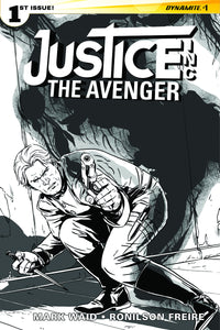 JUSTICE INC AVENGER #1 20 COPY LAMING B&W INCV (NET)