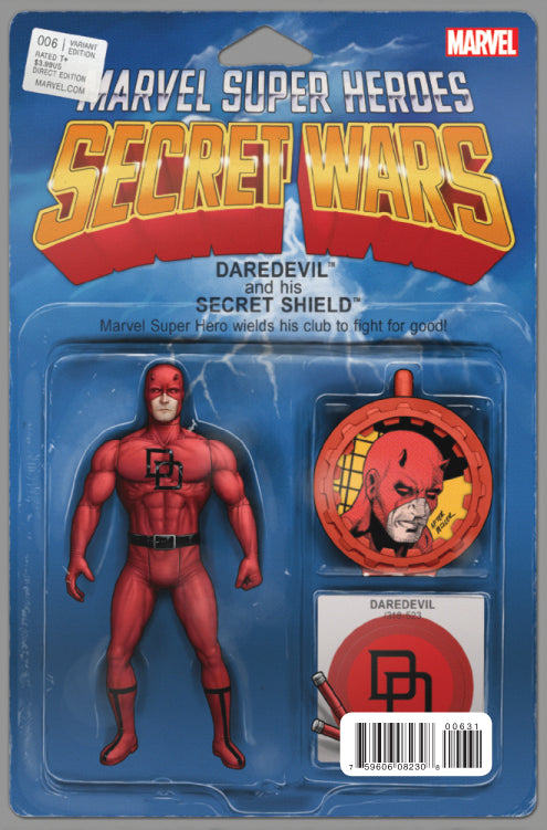 SECRET WARS #6 (OF 9) CHRISTOPHER ACTION FIGURE VAR SWA