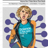 NOWHERE MEN TP VOL 01 FATES WORSE THAN DEATH (TEAL SHIRT)