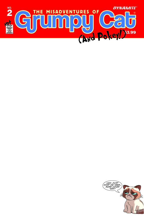 GRUMPY CAT #2 (OF 3) CVR D BLANK AUTHENTIX