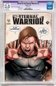 WRATH OF THE ETERNAL WARRIOR #5 CVR C CGC REPLICA HENRY (NEW