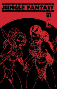 JUNGLE FANTASY VIXENS #1 (OF 2) BLACK LEATHER CVR (MR)
