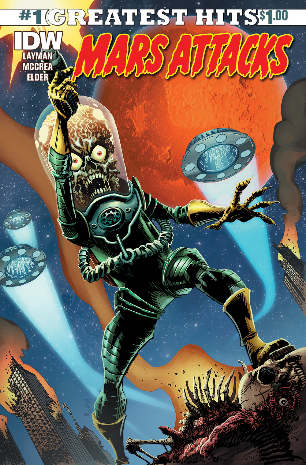 MARS ATTACKS #1 IDW GREATEST HITS