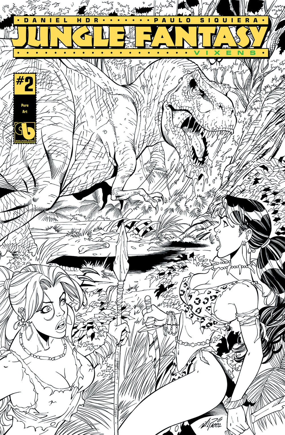 JUNGLE FANTASY VIXENS #2 (OF 2) PURE ART ORDER INCV CVR (NET