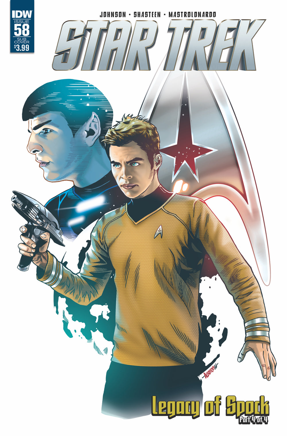 STAR TREK ONGOING #58 SUBSCRIPTION VAR