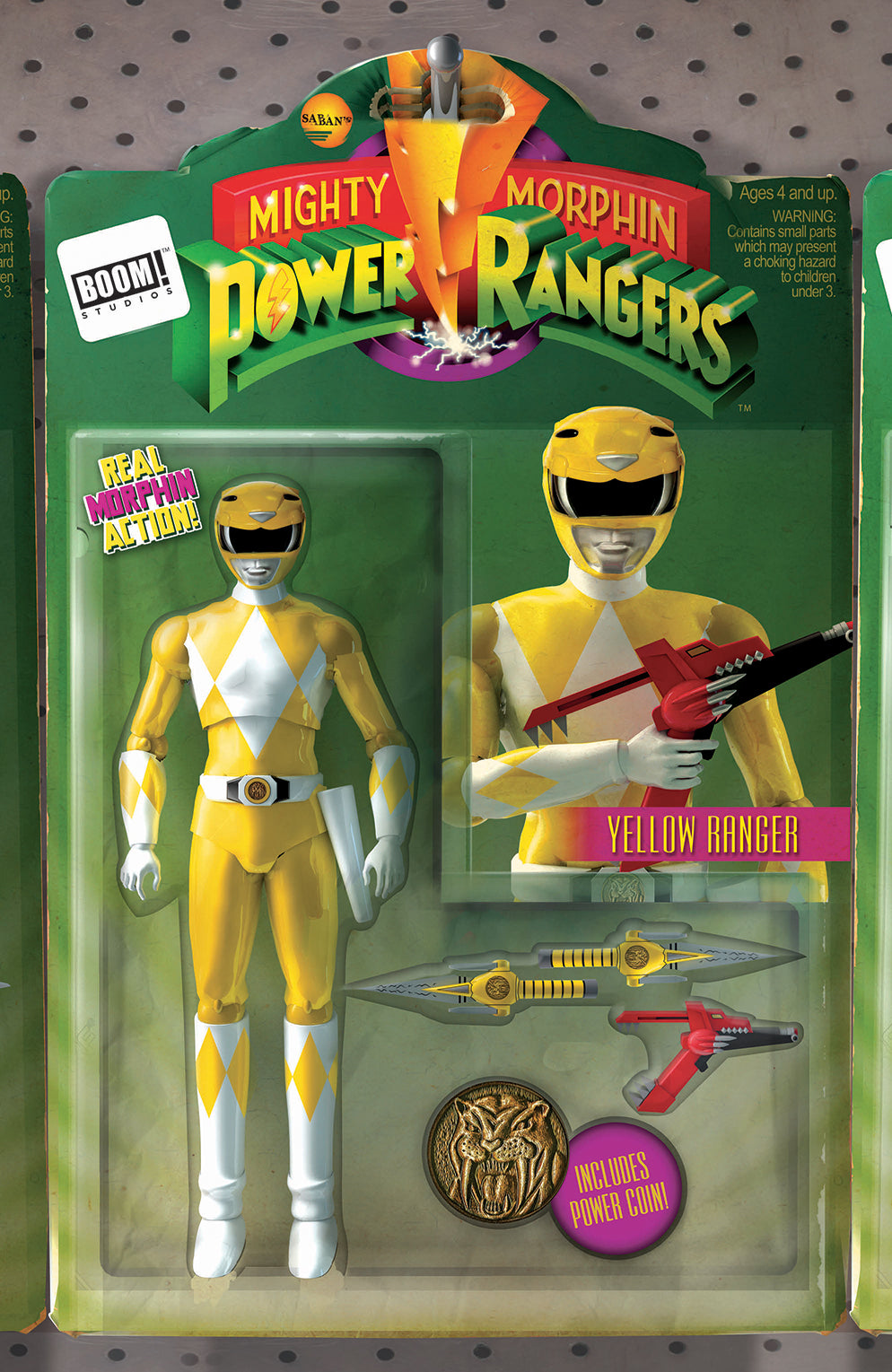 MIGHTY MORPHIN POWER RANGERS #5 UNLOCK ACTION FIGURE VAR