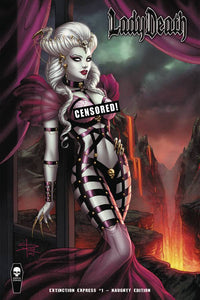 LADY DEATH EXTINCTION EXPRESS #1 NAUGHTY CVR ED (O/A) (MR)