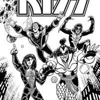 KISS #1 CVR I RUIZ COLORING BOOK