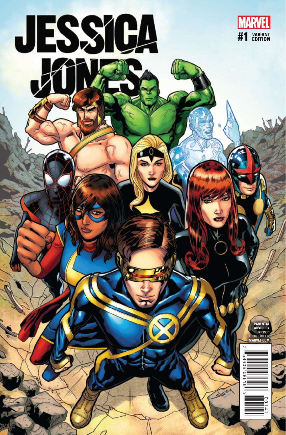 JESSICA JONES #1 CHAMPIONS VAR NOW
