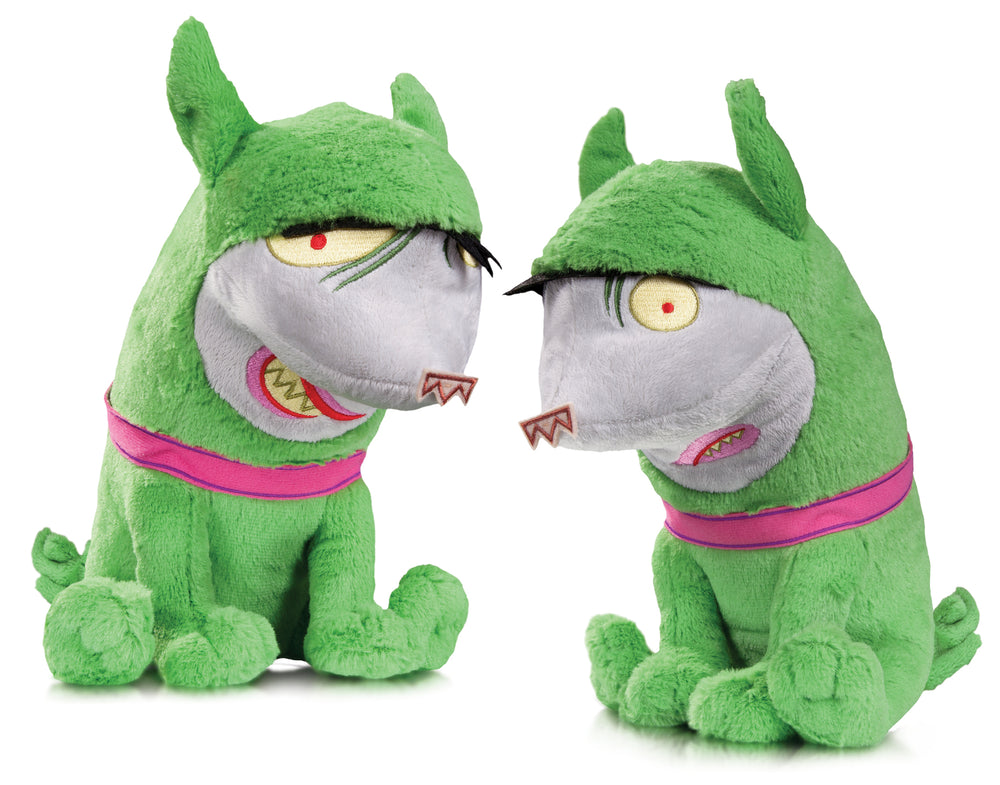 DC SUPER PETS CRACKERS & GIGGLES PLUSH TOY 2 PACK