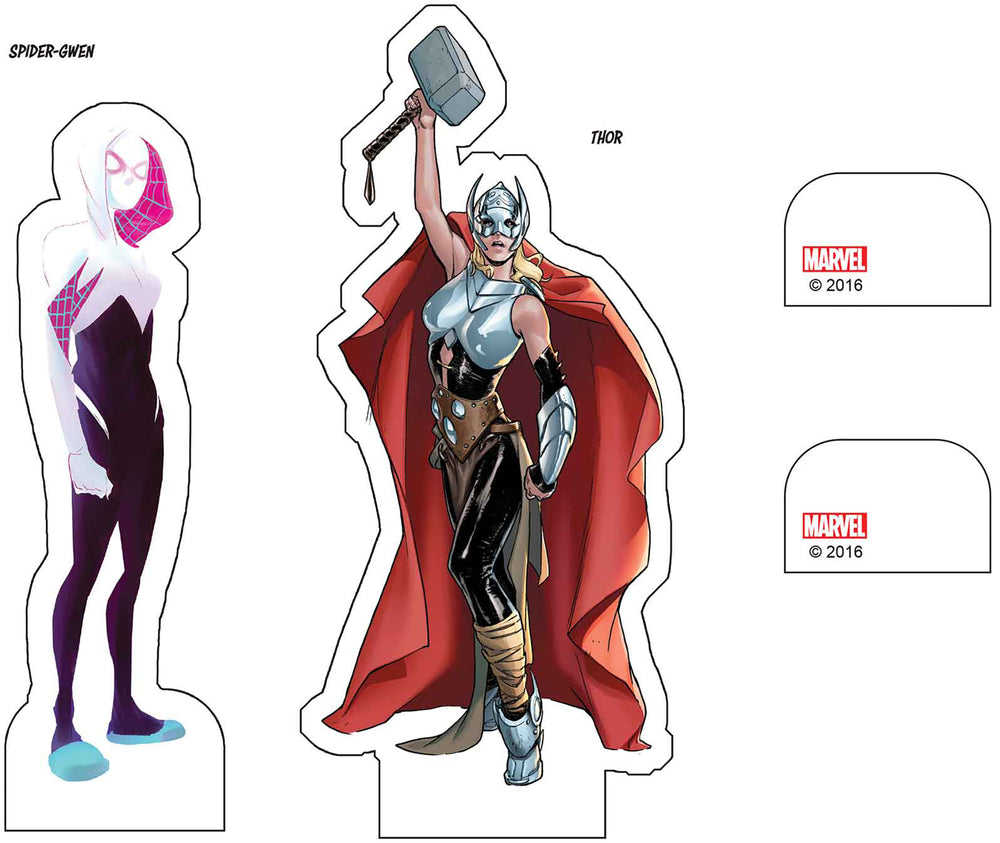 WOMEN OF POWER STANDEE PUNCH OUT BOOK HC