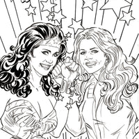 WONDER WOMAN 77 BIONIC WOMAN #1 (OF 6) CVR D COLORING BOOK