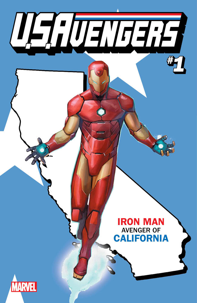 US AVENGERS #1 REIS CALIFORNIA STATE VAR NOW