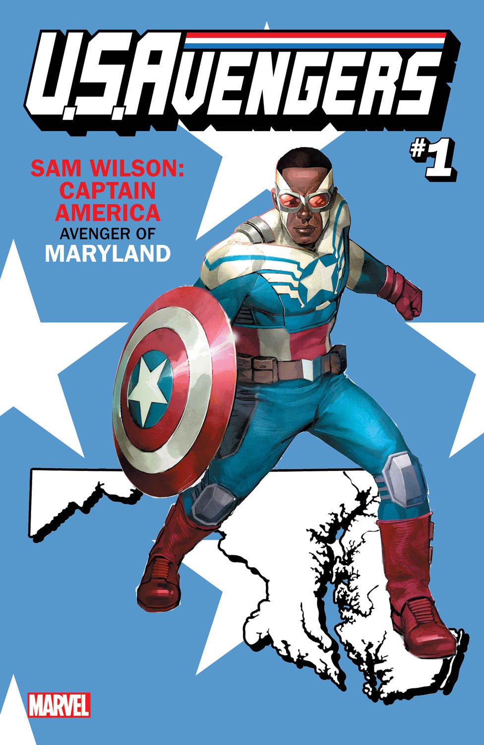 US AVENGERS #1 REIS MARYLAND STATE VAR NOW