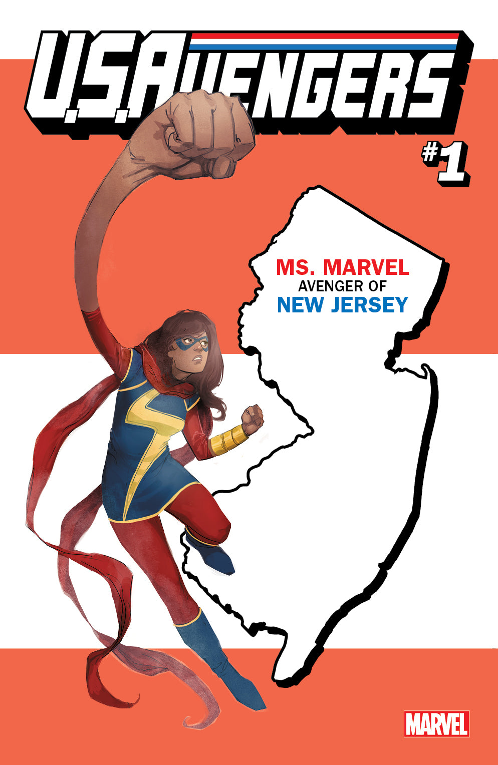 US AVENGERS #1 REIS NEW JERSEY STATE VAR NOW