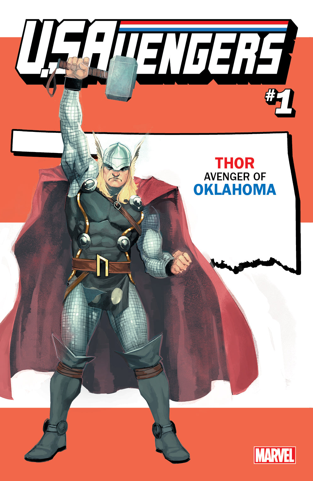 US AVENGERS #1 REIS OKLAHOMA STATE VAR NOW