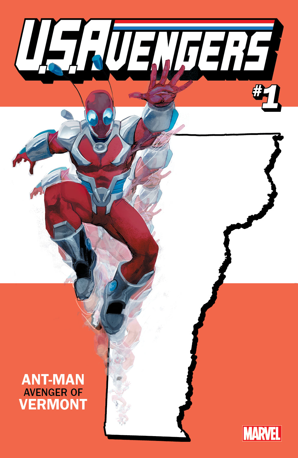 US AVENGERS #1 REIS VERMONT STATE VAR NOW