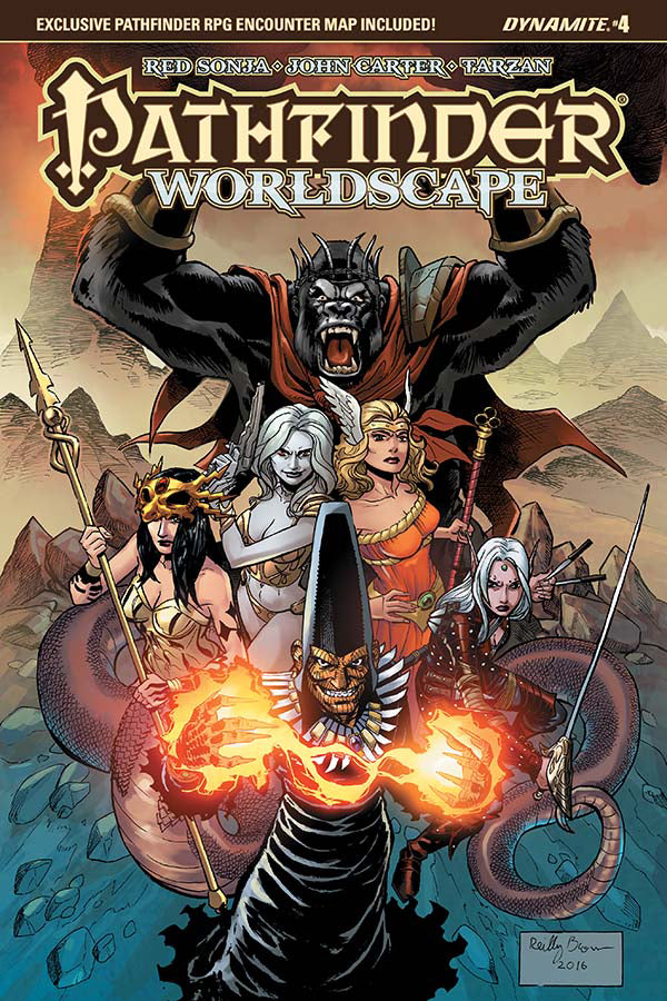 PATHFINDER WORLDSCAPE #4 (OF 6) CVR A BROWN