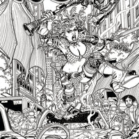 RED SONJA #1 CVR G 10 COPY BRADSHAW B&W INCV (NET)