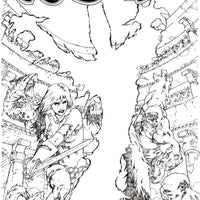 RED SONJA #1 CVR I 30 COPY RUBI B&W INCV (NET)
