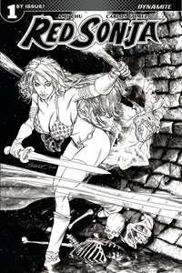RED SONJA #1 CVR J 40 COPY PETERSON B&W INCV (NET)