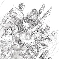 JUSTICE LEAGUE UNWRAPPED BY JIM LEE HC