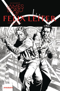 JAMES BOND FELIX LEITER #2 (OF 6) CVR B 10 COPY B&W INCV (NE