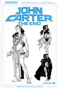 JOHN CARTER THE END #1 CVR F 10 COPY SHERMAN ART BOARD INCV