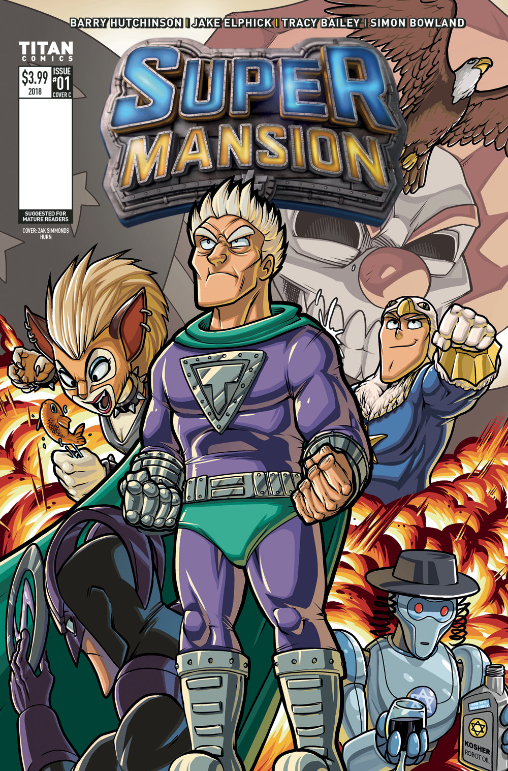 SUPERMANSION #1 (OF 2) CVR C HURN (RES) (MR)