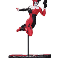 HARLEY QUINN RED WHITE & BLACK STATUE BY TERRY DODSON