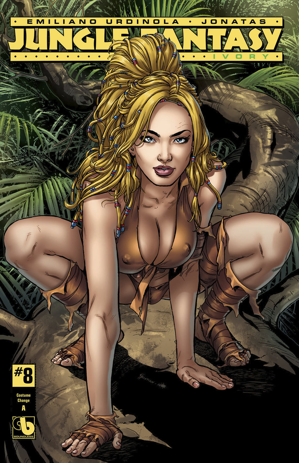 JUNGLE FANTASY IVORY #8 COSTUME CHANGE SET (MR) (C: 0-1-2)