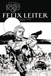 JAMES BOND FELIX LEITER #3 (OF 6) CVR B 10 COPY B&W INCV (NE