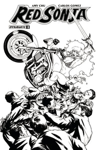 RED SONJA #3 CVR G 20 COPY MCKONE B&W INCV (NET)
