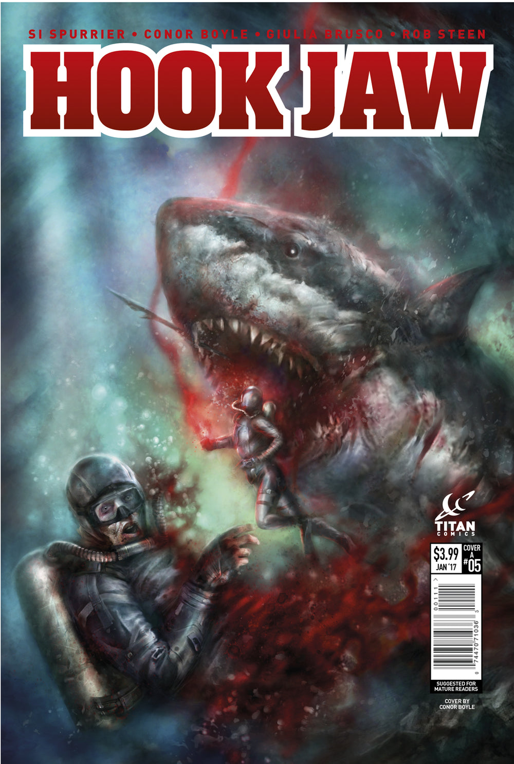 HOOKJAW #5 (OF 5) CVR A PERCIVAL (MR)