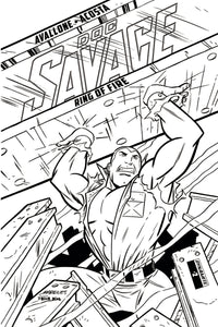 DOC SAVAGE RING OF FIRE #2 (OF 4) CVR D 20 COPY B&W INCV (NE