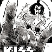 KISS DEMON #4 (OF 4) CVR E 10 COPY STRAHM B&W INCV (NET)