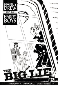 NANCY DREW HARDY BOYS #2 CVR C 10 COPY BULLOCK B&W INCV