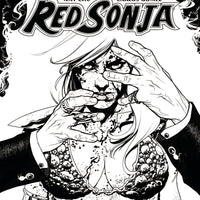 RED SONJA #4 CVR G 20 COPY MCKONE B&W INCV (NET)