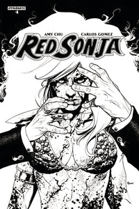 RED SONJA #4 CVR G 20 COPY MCKONE B&W INCV (NET)