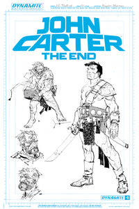 JOHN CARTER THE END #1 UNIQUE ARTBOARD FOC INCV (NET)